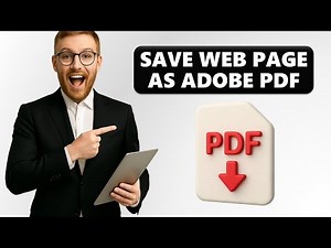 How to SAVE Any Web Page as PDF | Free PDF Converter & Editor Tips