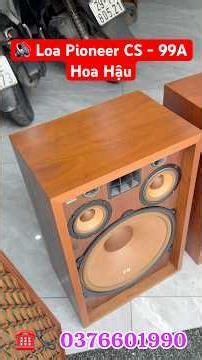 New Arrival 🔊 Pioneer CS-99A (FB) Speakers - The Queen 👉 Natural Wood - Natural Back - Fragrant W...