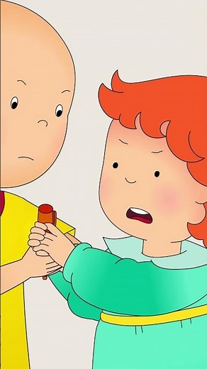 Caillou Fights with Rosie 🥊 #shorts | Caillou | Shorts for Kids | WildBrain Bites