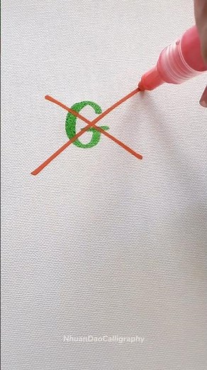 Do vs. Don’t: Perfect Your Lettering Technique ✨ #shorts #lettering #nhuandaocalligraphy