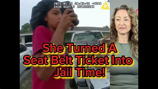 Girl Runs Into Her Home After Traffic Stop For Her Seat Belt... Ends Badly 🫣 this video produced by Network Media LLC and Summer Lovin | Summer Reacts