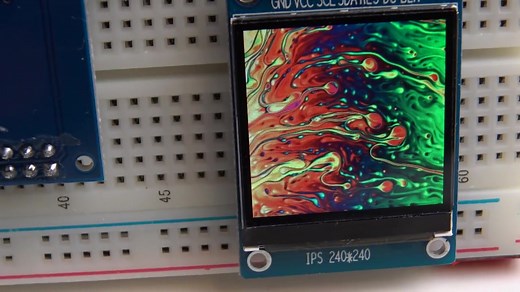 目前见过的最好的显示屏模块ST7789 and ST7735