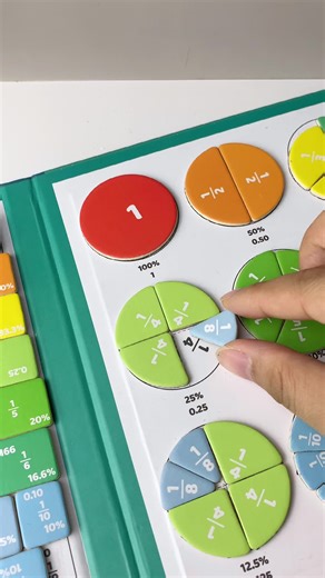 Make Learning Fractions Fun with Magnetic Puzzles