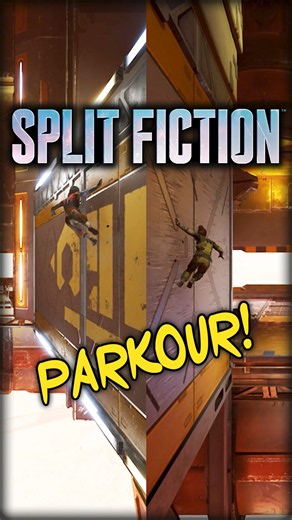 Parkour! 😂 [CLIP] Split Fiction #parkour #gaming #parkour #coop #coopgaming #multiplayer #coopgames