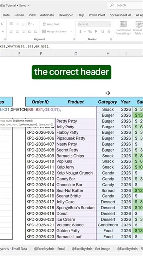 How to use Index and Match to look up multiple data! #excel #spreadsheet #xlookup