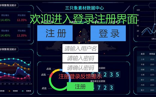 Unity可视化平台 注册登陆界面 场景跳转