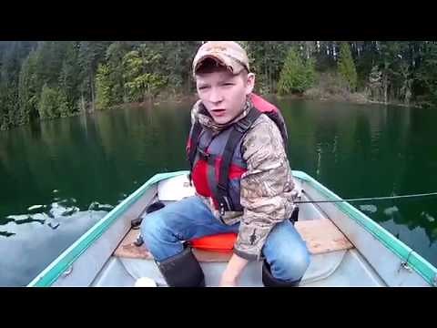 Trout fishing in Battle Ground lake