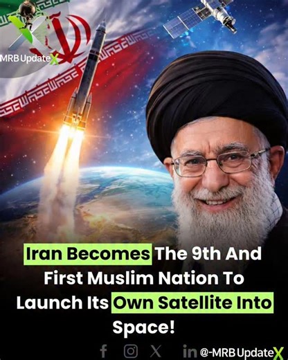 MRB UPDATEX on Instagram: "Iran has joined an esteemed group of nations by becoming the ninth country globally to design, build, and launch a satellite into orbit using its own technology. This significant milestone is the result of years of scientific investment and advancements in aerospace development. The satellite launch, facilitated by a domestically engineered rocket, has successfully deployed communication and observation systems into low Earth orbit. This achievement highlights Iran’s e