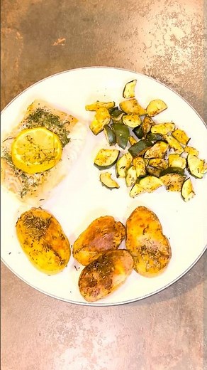 Poisson blanc patate et courgette