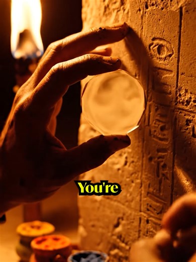 Ancient Egyptians carved microscopic details. Without modern tools. Then archaeologists found 4,600-year-old lenses. So how did they see it? #ancientegypt #historytok #pharaoh #mystery #history