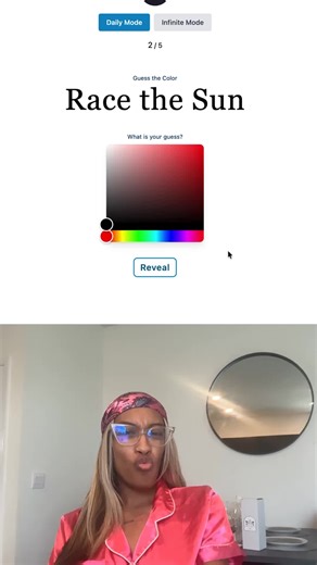 Today’s color guesser: race the sun #colorpsychology #graphicdesigner #coloroftheyear #colors