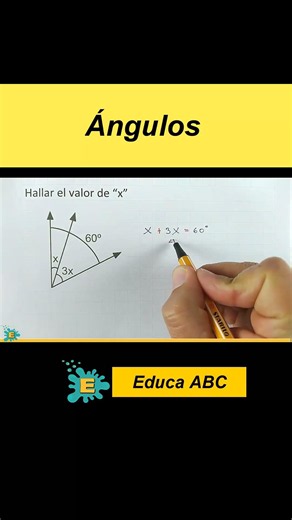 Solve this example: ANGLES! #math #mathematics #maths