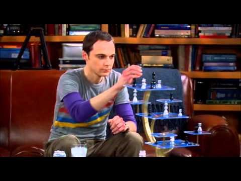 TBBT - The Big Bang Theory - 3D Schach Sheldon vs Leonard