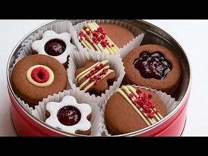 🍪 5-Ingredient Danish Butter Cookies — Holiday Chocolate Cookie Box 🎄🍫