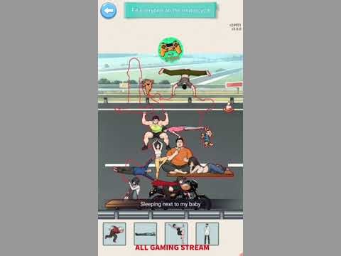 Crazy Brain Puzzle Level 165 | fit everyone on the motorcycle Gameplay