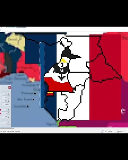 Time-Lapse of Making a Flag Map of Africa in 1900