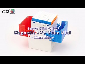 Super Mini Cube!DianSheng 56mm Core Magnetic 7x7!