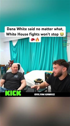 Dana White said no matter what, White House fights won’t stop 😭🥊🔥 #danawhite #ufc #shorts