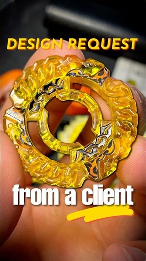 Got a design request from a client for a #beyblade #3dmodelling