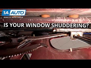 Shuddering or Chattering Noises from Car or Truck Window Going Up & Down? Easily Replace This Part