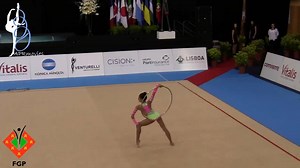 17K views · 627 reactions | Here is the great hoop routine of Zhala Piriyeva from Azerbaijan  This was at the 2014 world cup in Lissabon ❤ | Rhythmic Gymnastics | Facebook