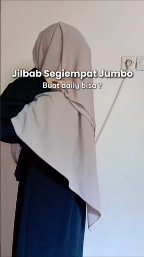 Tutorial Jilbab Segiempat