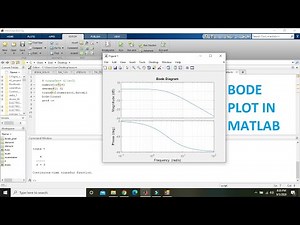 how to make bode plot in matlab | bode plot of a transfer function in matlab