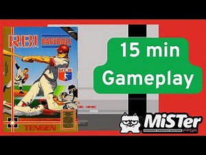 R.B.I Baseball - NES - 15 Minutes of Classic Gameplay | MiSTer FPGA Retro