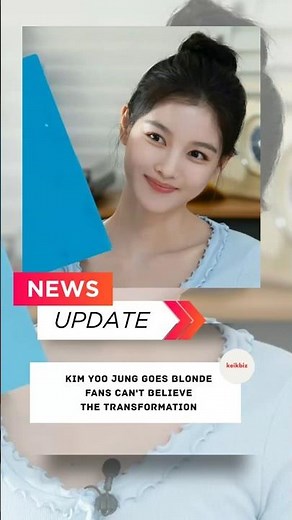Kim Yoo Jung Goes Blonde, Fans Can't Believe the Transformation #kimyoojung #transformation