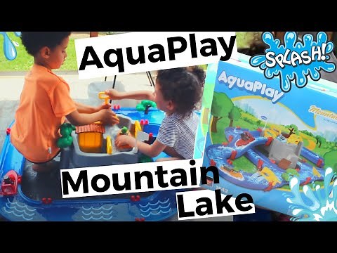 AquaPlay Mountain Lake Playset | Summertime Outdoor Water Play | Kids and Family Fun