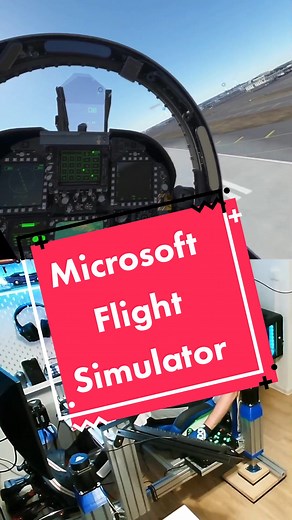 First Start in Microsoft Flight Simulator 2020 with Thrustmaster