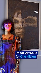 62K views · 229 reactions | The humanoid robot Ai-Da sold a work of art for 1 million Euros at Sotheby’s. Is this the future of art or just another hype? #DWDigital | DW Euromaxx | Facebook