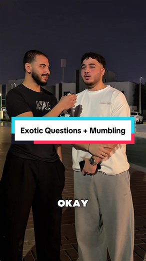 Exotic Questions Featuring Mumbling Humor