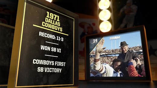 'NFL 100 Greatest' Teams, No. 34: 1971 Dallas Cowboys