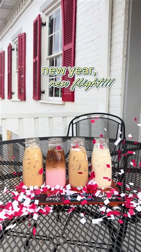We’re back!! New year, new flight!!!🎉 #fyp #foryoupage #coffee #coffeetiktok #coffeetok #coffeeshop #coffeeflight #newyear #smallbuisness