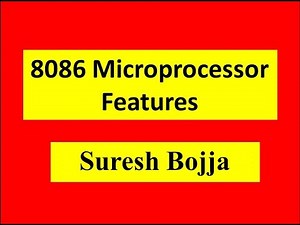 8086 Microprocessor Features open Box Education