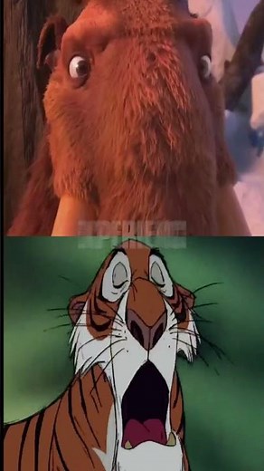 MANNY VS SHERE KHAN | #iceage #thejunglebook