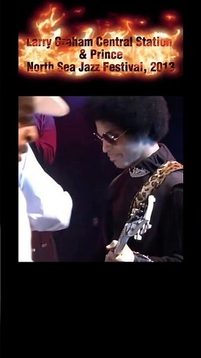 Larry Graham Central Station & Prince – North Sea Jazz Festival, 2013 #musichistory #soulmusic