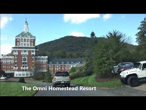 Driving in Bath County VA to The Homestead Resort
