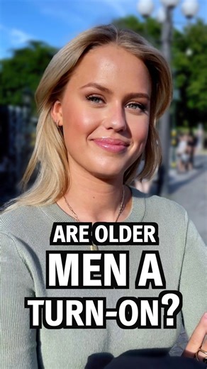 I asked a 21-year-old girl from Stockholm if she’d date an older guy — and her answer was firm but fair 💬 She said she’s open to dating someone a few years older, but nothing extreme. For her, younger guys just aren’t on the same level in terms of maturity or life experience. | Adrian Gee