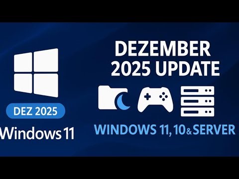 Windows 11 Dezember 2025 Update KB5072033 Features, Windows 10 ESU LTSC & alle Server-Patches im Übe