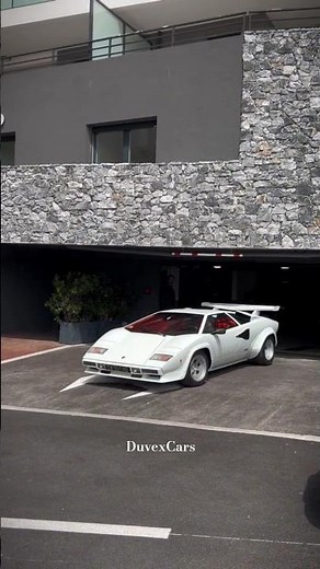 This Lamborghini Countach Is Pure 80s Madness 😳🔥 #lamborghini #countach #classiccars