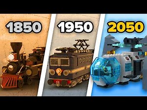 LEGO Trains Evolution 1855-2050