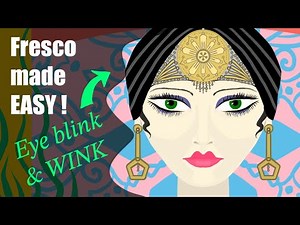 How to Animate a Blink and a Wink in Adobe Fresco (step-by-step for beginners.)