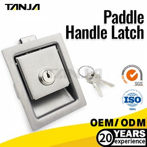 [Hot Item] Paddle Handle Latch Key Door Lock Toolbox for Marine Equipment Electric Cabinet Mechanical Plane Shutter Door Catch