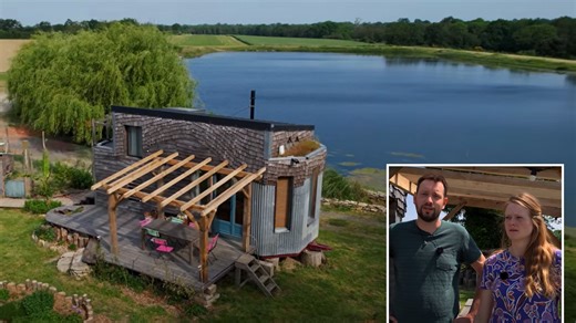 I turned a tractor trailer into a  home - everyone is stunned by how big it is