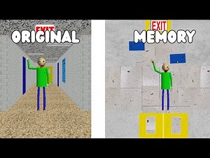 I Created Baldi's Basics From Memory