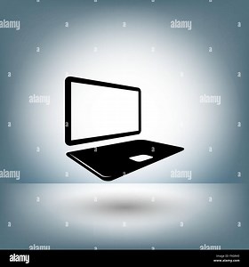 Pictograph of computer. Vector concept illustration for design. Eps 10 Stock Vector Image & Art - Alamy