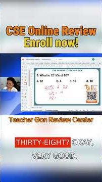 12% of 80 CSE Math Review