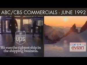 ABC/CBS Broadcast Commercials - June 1992